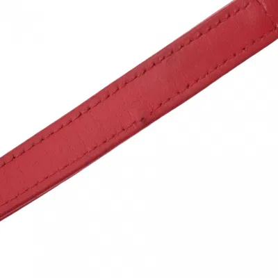 Pre-owned Chanel Caviar Skin Red Color Caviar Leather Shoulder Bag ()