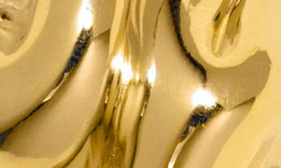 Completedworks Sculptural Inflated Stud Earrings In 18ct Gold Plated