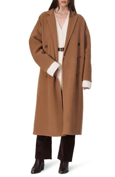 Rag & Bone Thea Italian Splittable Wool-blend Coat In Camel