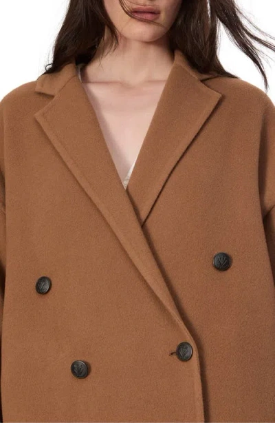 Rag & Bone Thea Italian Splittable Wool-blend Coat In Camel