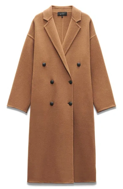 Rag & Bone Thea Italian Splittable Wool-blend Coat In Camel