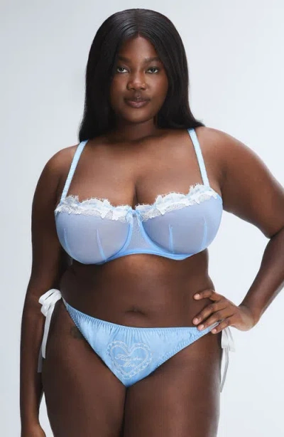 Savage X Fenty Flirty Wordy 2-pack Bridal Bikinis In White