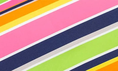 Shedrain Stripe Auto Open Compact Umbrella In Pink Stripe