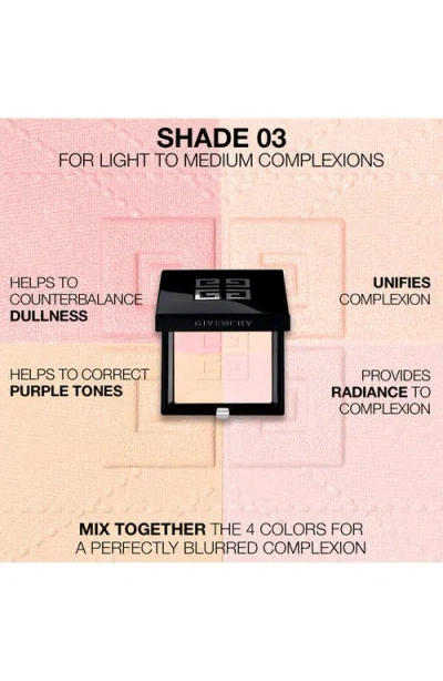 Givenchy Prisme Libre Ultra-blurring & Color-correcting Pressed Powder In H03