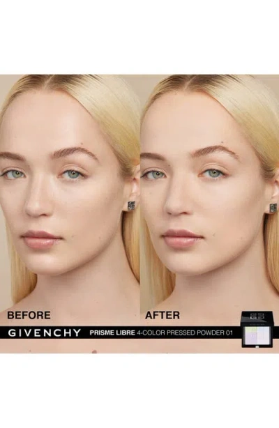 Givenchy Prisme Libre 4-color Pressed Powder In 01 Mousseline Pastel