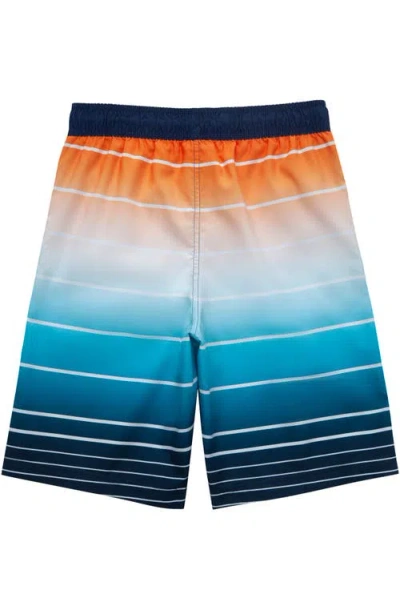 Rokka&rolla Kid's Swim Trunks With Mesh Lining And Upf 50+ Protection In Sunrise Coast
