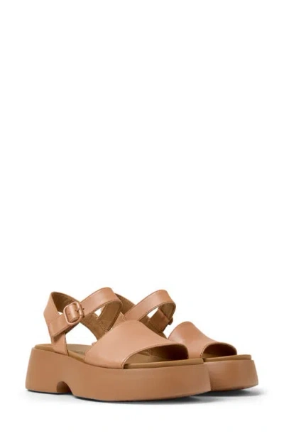 Camper Tasha Platform Sandal In Multi