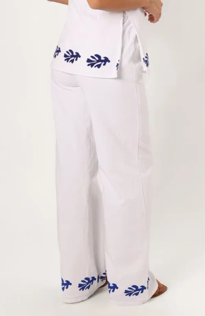 Petal And Pup Petal & Pup Amalia Linen Drawstring Pants In White