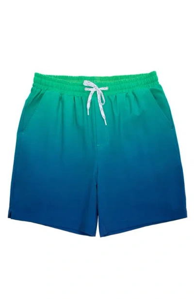 Rokka&rolla Compression Liner Stretch Swim Trunks Upf 50+ In Emerald Bay