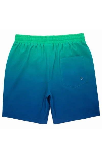 Rokka&rolla Compression Liner Stretch Swim Trunks Upf 50+ In Emerald Bay
