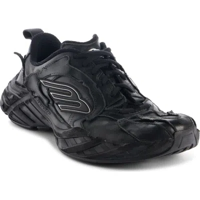 Balenciaga Monday Low-top Sneakers In Black