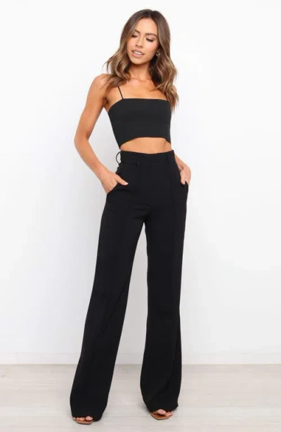 Petal And Pup Petal & Pup Burland Wide Leg Pants In Black