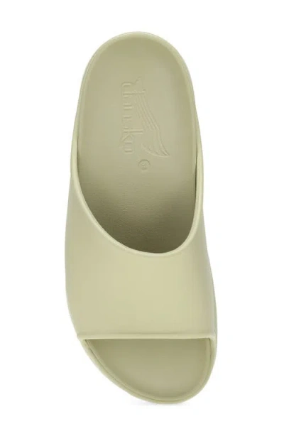 Dansko Devyn Recovery Slide Sandal In Sage Molded