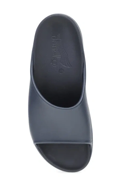Dansko Devyn Recovery Slide Sandal In Navy Molded