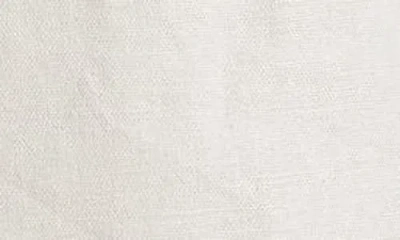 Open Edit Everyday Pleated Linen Blend Shorts In Grey Moonbeam