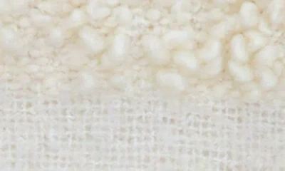 Pom Pom At Home Murphy Oversize Bouclé Throw Blanket In Ivory
