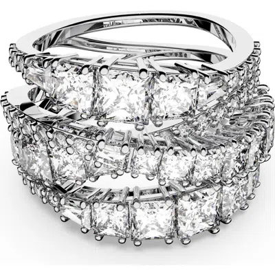 Swarovski Hyperbola Ring In Gray