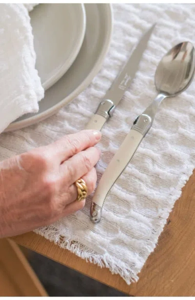 Pom Pom At Home Wren Set Of 4 Placemats In Ivory