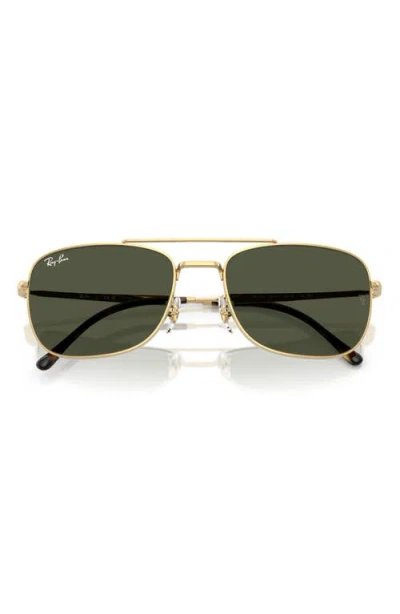 Ray Ban Ray-ban 62mm Rectangular Sunglasses In Arista