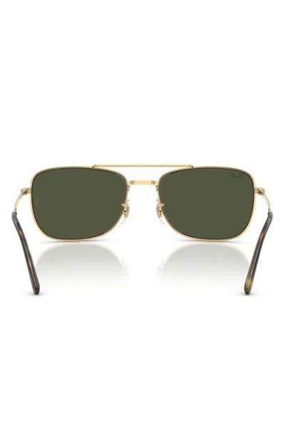 Ray Ban Ray-ban 62mm Rectangular Sunglasses In Arista