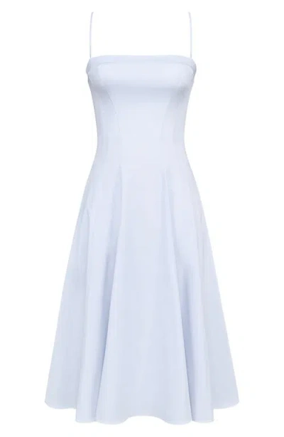 House Of Cb Dolly Seamed Midi Sundress In Ancient Water