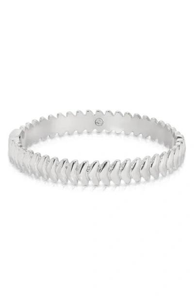 Ettika Vortex Cuff Bracelet In Silver