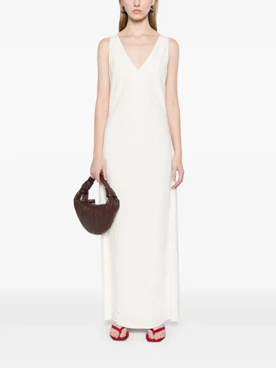 Calvin Klein Long Tech Texture Bias Ankle Dress