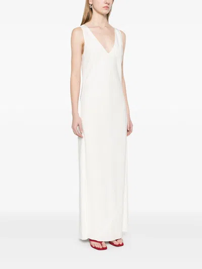 Calvin Klein Long Tech Texture Bias Ankle Dress