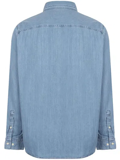 Calvin Klein Button-up Shirt In Blue
