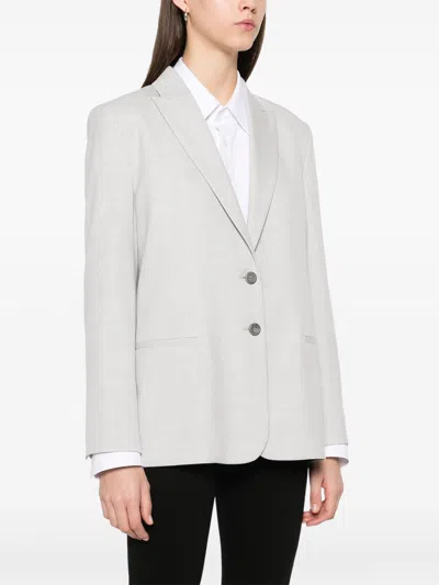 Calvin Klein Mélange-effect Flannel Blazer
