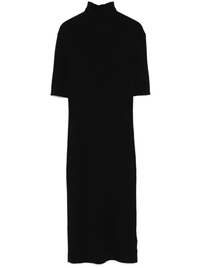 Calvin Klein Mock-neck Knitted Mini Dress