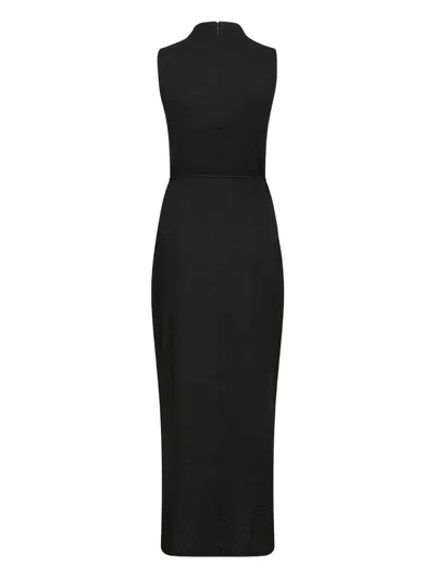 Calvin Klein Crinkle Jersey Ankle Dress Clothing