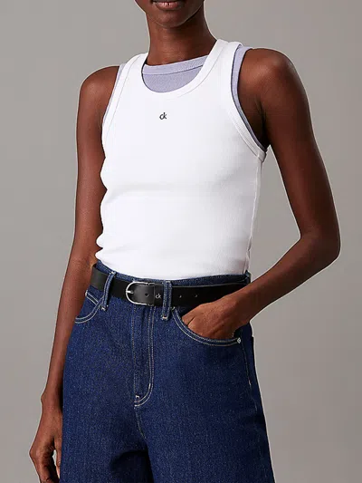 Calvin Klein Fine-ribbed Tank Top