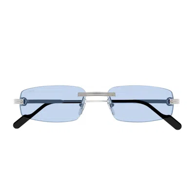 Cartier Ct0535s Première De Sunglasses In Metallic