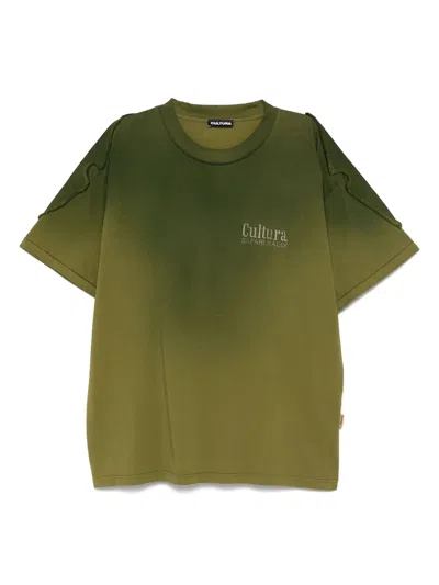 Cultura Embroidered-logo T-shirt