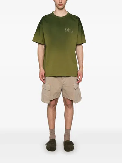 Cultura Embroidered-logo T-shirt