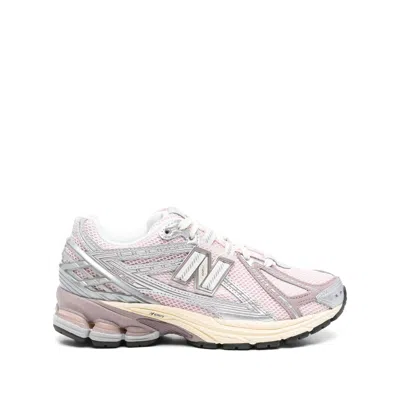 New Balance Pink Low Top Sneakers With Logo Patch On Side And Tongue And Perforated Panels In Tech Fabric Unisex In Multi