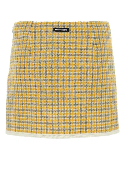 Miu Miu Skirts In Multicoloured