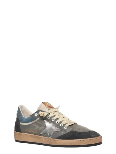 Golden Goose Ballstar Double Upper Without Heel Leather And Suede Upper Suede Toe And Spur Laminated