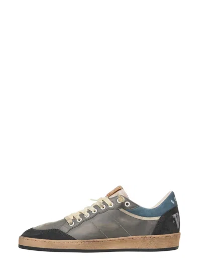 Golden Goose Ballstar Double Upper Without Heel Leather And Suede Upper Suede Toe And Spur Laminated