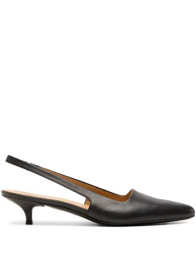 Marsèll Woman Pumps Black Size 7 Calfskin In Black