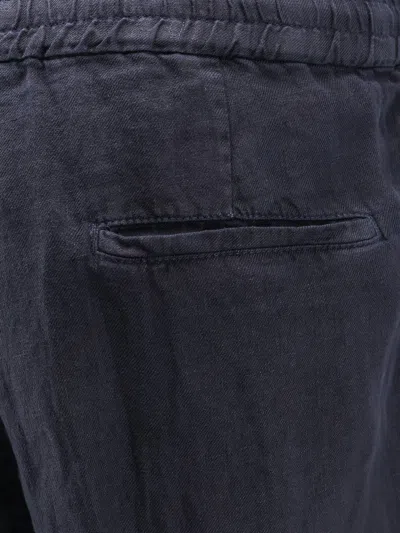 Brunello Cucinelli Drawstring Straight Pants In Blue