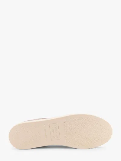Brunello Cucinelli Light Beige Suede Slip-ons Men In Multicolor