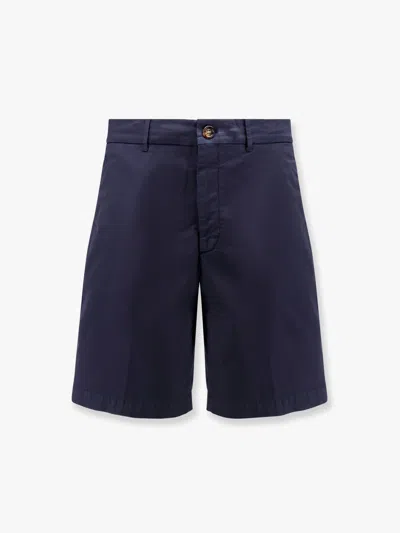 Brunello Cucinelli Essential Bermuda Shorts In Blue