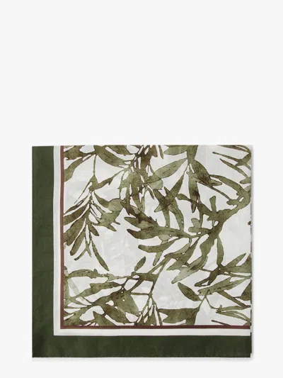 Brunello Cucinelli Women  Panama/verde Scarves In Multicolor