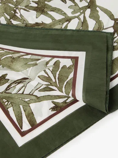 Brunello Cucinelli Women  Panama/verde Scarves In Multicolor