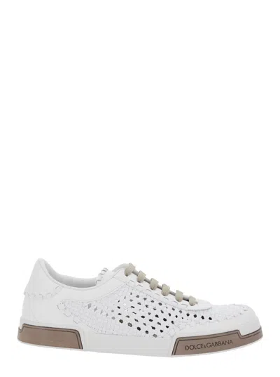 Dolce & Gabbana Sneaker Portofino Yacht White In Animal Print