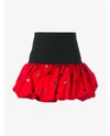 SAINT LAURENT Silk and Wool Bubble Mini Skirt