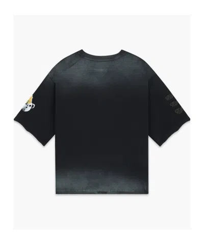 We11 Done Sprayed Teddy T-shirt In Black