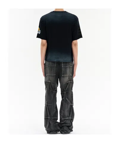 We11 Done Sprayed Teddy T-shirt In Black